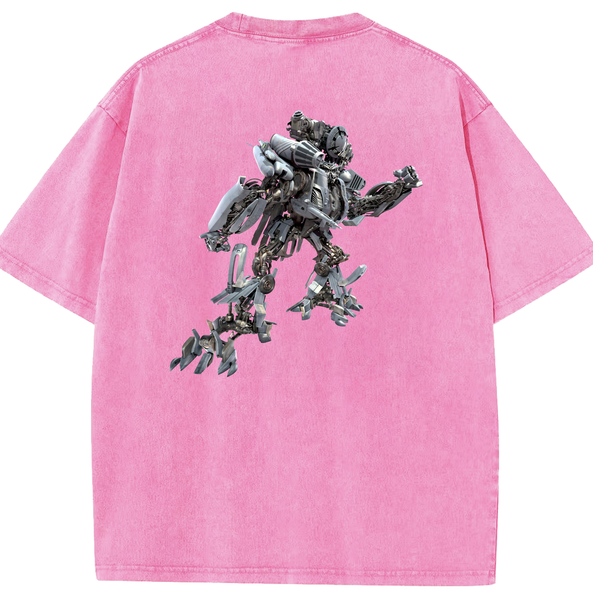 Transformers トランスフォーマー 綿100% ヴィンテージ風 半袖Tシャツ（背面プリント）